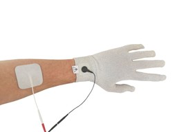 Bild von TENS EMS Elektroden Handschuh - Stimulationshandschuh 