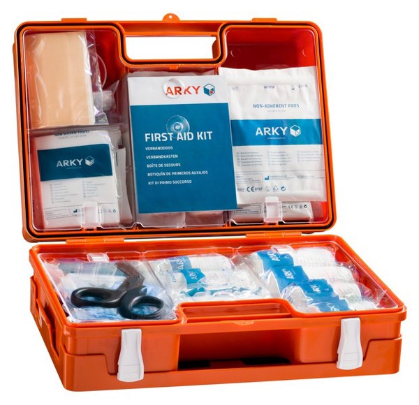 Bild von Erste-Hilfe-Koffer "First Aid Kit Plus" mit 84 Teilen nach DIN 13157