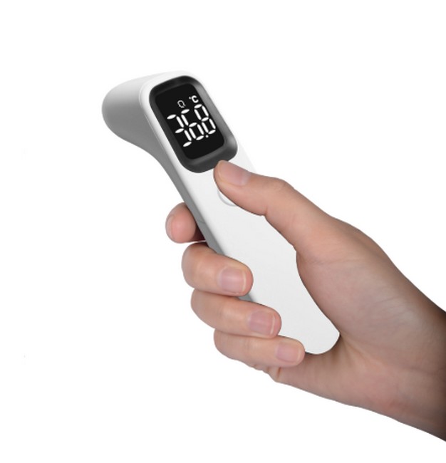 Modell mit bei Display Therapie- Messgeräte - online LCD großem Fieberthermometer Infrarot LCD Kontaktloses kaufen - Trendmedic und R1D1-Healthcare mit Display zuhause für medizinische - Stirn-Thermometer |