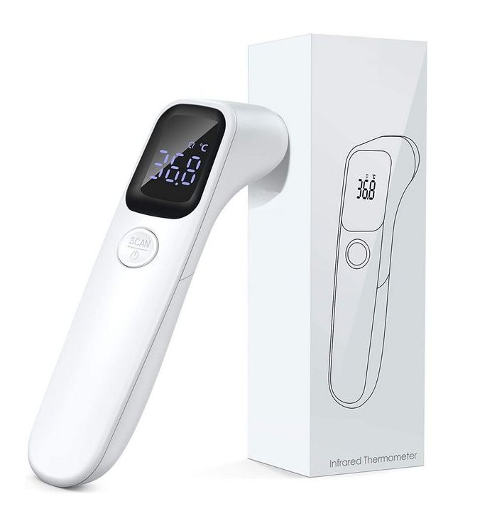 Stirn-Thermometer Display Infrarot medizinische - Fieberthermometer Trendmedic Therapie- online - zuhause R1D1-Healthcare Messgeräte für LCD Kontaktloses kaufen mit bei | Modell - LCD Display mit großem und