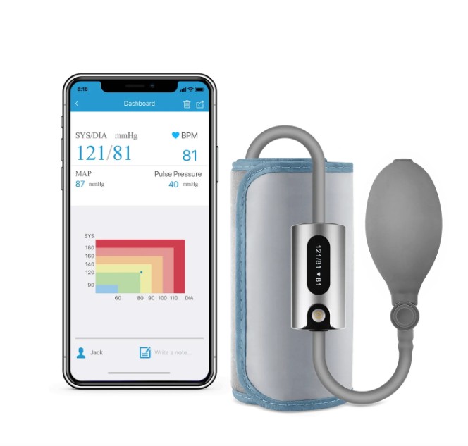 Wellue BP2 WiFi Smart Blood Pressure Monitor + EKG Device with Large U –  AJMartPK