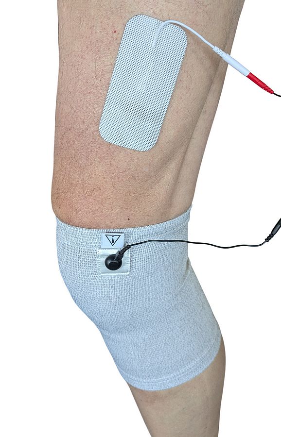 Knie-Elektrode TENS Schmerz Textil